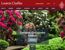 Tablet Screenshot of loomischaffee.org